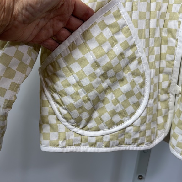 UNIVERSAL THREAD - TARGET Women’s Quilted Checked Button Up Jacket Size Medium - Picture 5 of 12